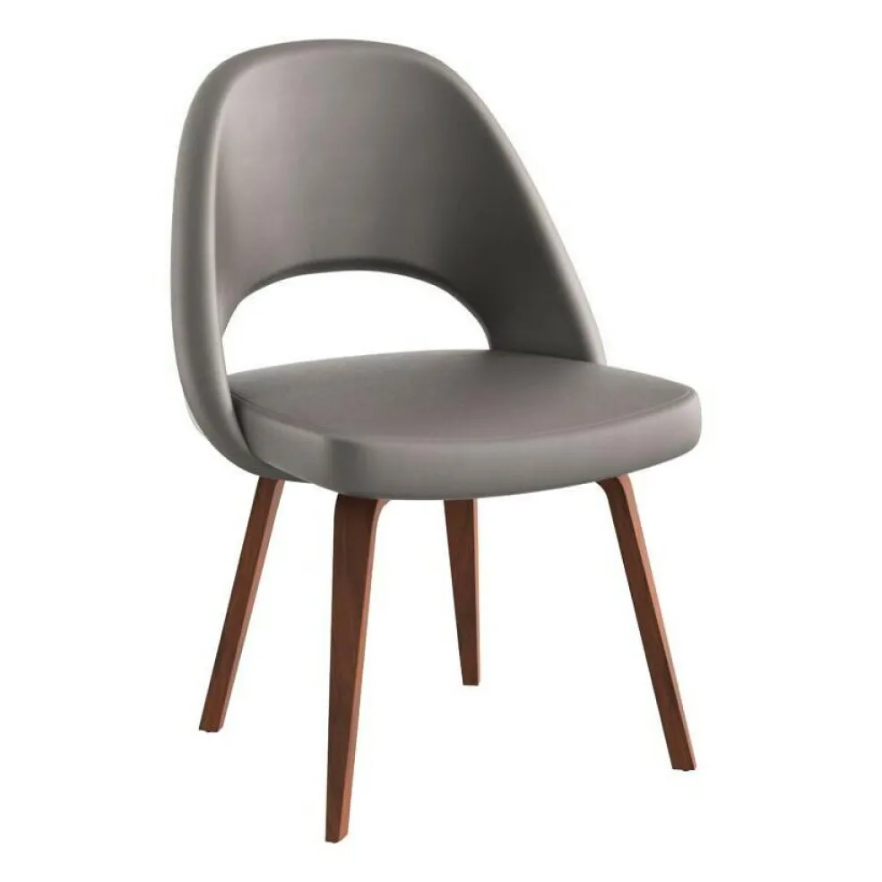 Saarinen Conference Stuhl Gestell walnuss