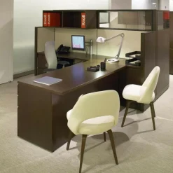 Saarinen Conference Stuhl Gestell ebenholz