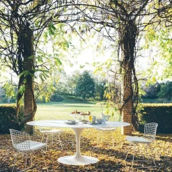 Saarinen Gartentisch Oval 198cm