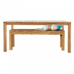 Samoa Teakholz Gartenset mit Bank