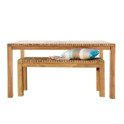 Samoa Teakholz Gartenset mit Bank