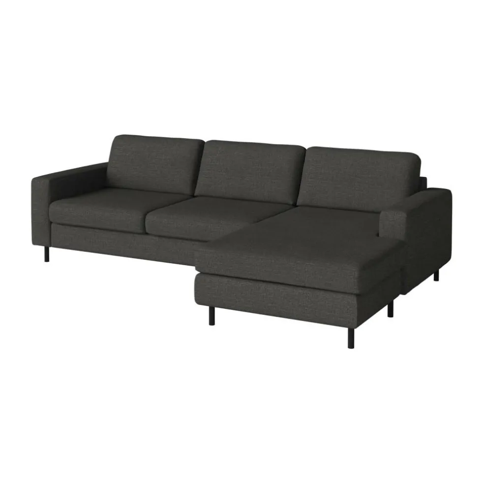 Scandinavia 3-Sitzer Sofa mit Chaise Longue rechts