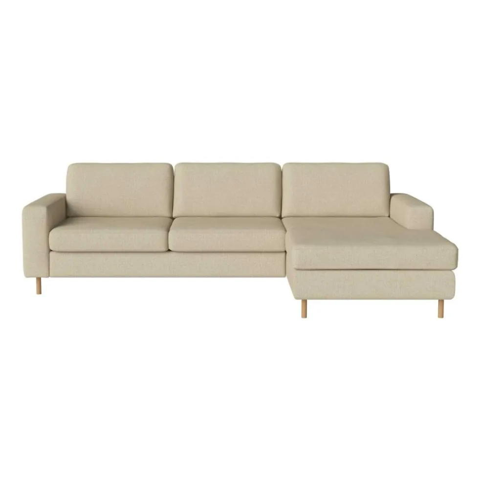 Scandinavia 3-Sitzer Sofa mit Chaise Longue rechts