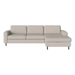 Scandinavia 3-Sitzer Sofa mit Chaise Longue rechts