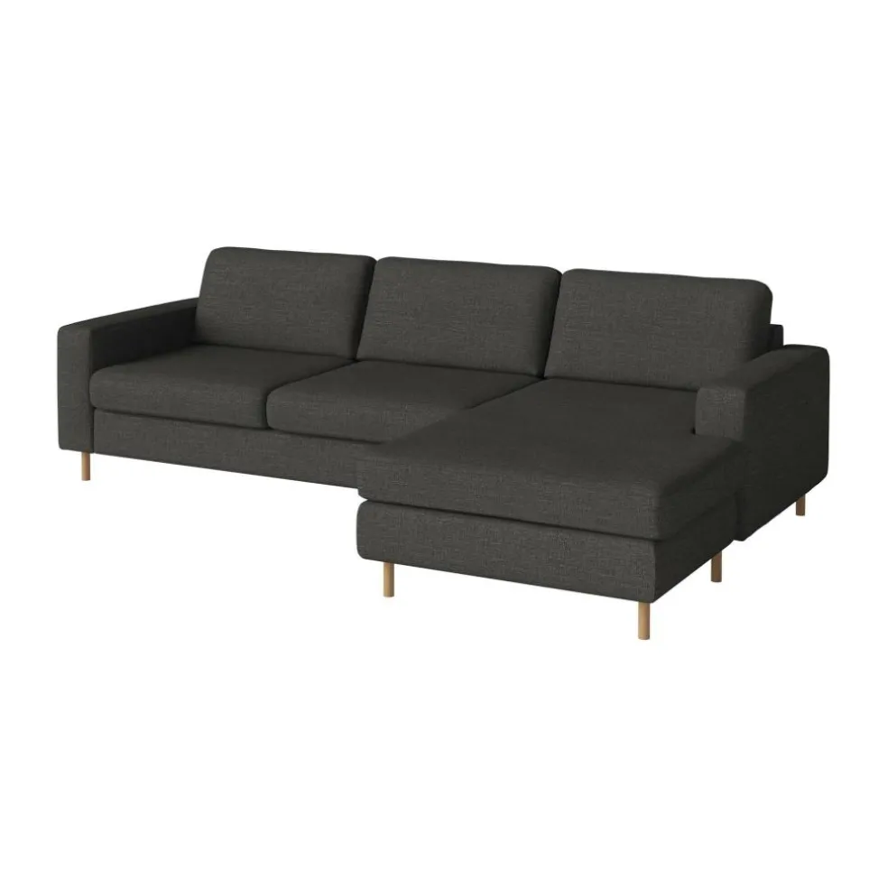 Scandinavia 3-Sitzer Sofa mit Chaise Longue rechts