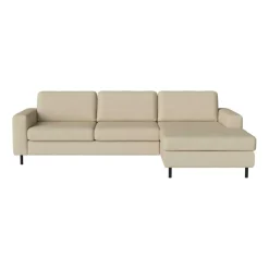 Scandinavia 3-Sitzer Sofa mit Chaise Longue rechts