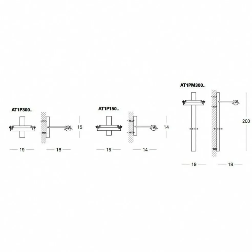 Scintilla AT1P300 Wandleuchte