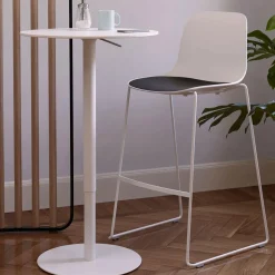 Seela S321 Barhocker Sitzfläche Eiche H75cm