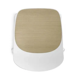 Seela S321 Barhocker Sitzfläche Eiche H75cm