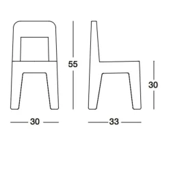 Seggiolina Pop Kinderstuhl