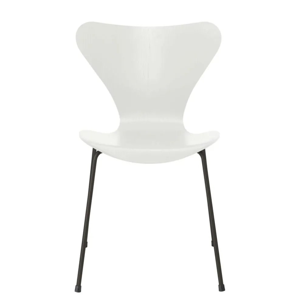 Serie 7™ Stuhl gefärbte Esche Gestell Warmes Graphit