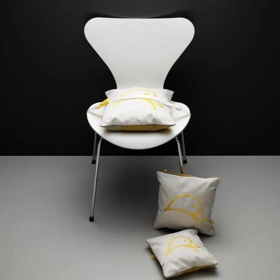 Serie 7™ Stuhl gefärbte Esche Gestell Verchromt 4er Set