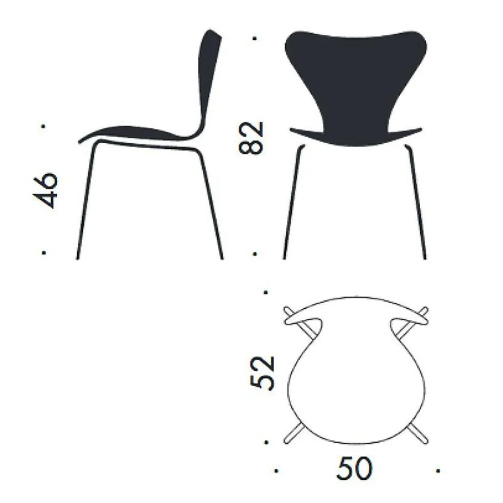 Serie 7™ Stuhl lackiert