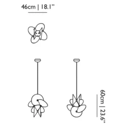 Serpentine 8 Pendelleuchte