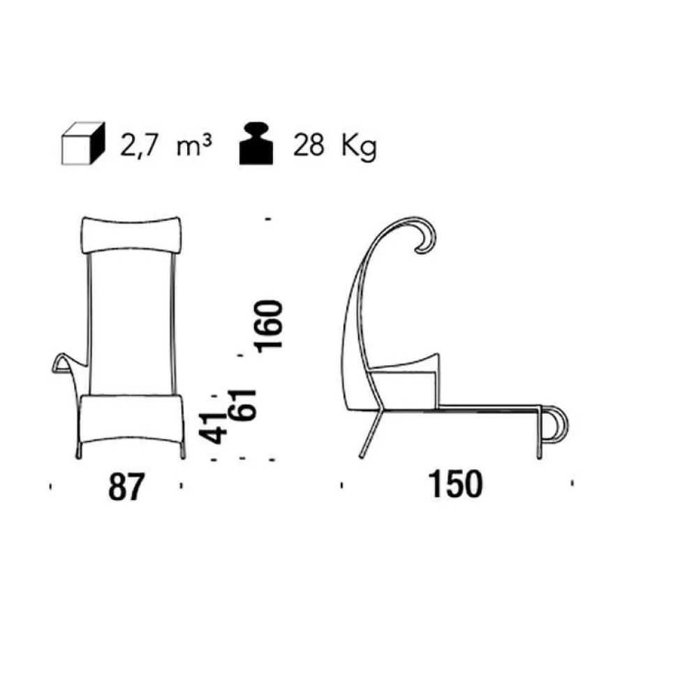 Shadowy Chaiselounge