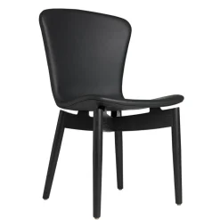 Shell Stuhl Eiche Schwarz