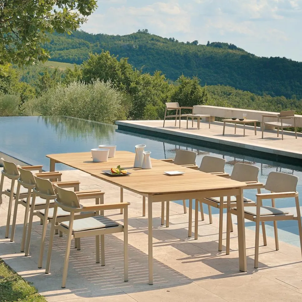 Shine Gartenarmlehnstuhl Teak