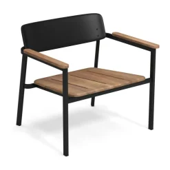 Shine Lounge Gartenarmlehnstuhl Teak