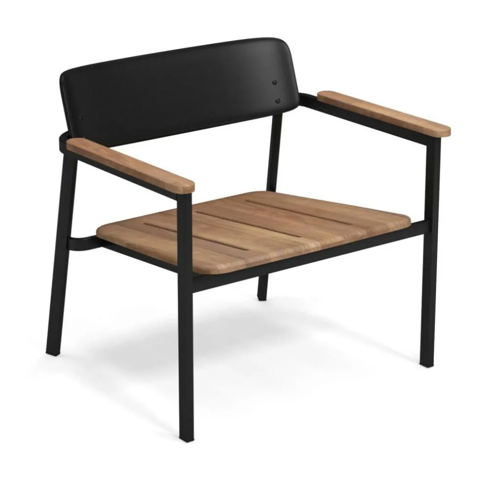 Shine Lounge Gartenarmlehnstuhl Teak