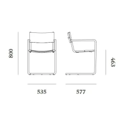 Sine Gartenarmlehnstuhl