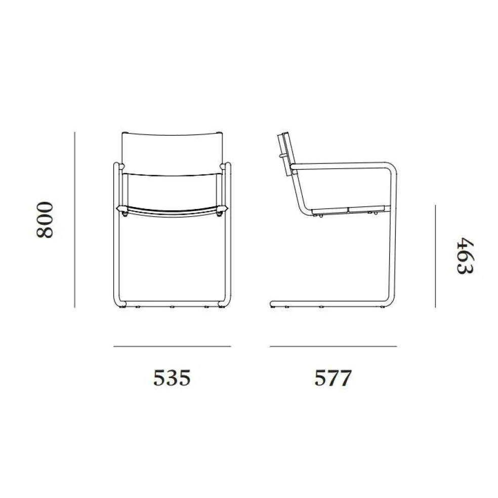 Sine Gartenarmlehnstuhl