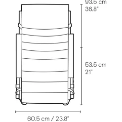 Sitzauflage für BM5568 Liegestuhl