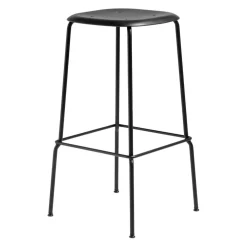 Soft Edge 85 Barhocker hoch Gestell Stahl schwarz