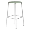 Soft Edge 85 Barhocker hoch Gestell verchromt