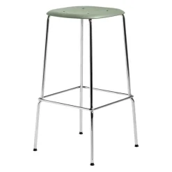 Soft Edge 85 Barhocker hoch Gestell verchromt