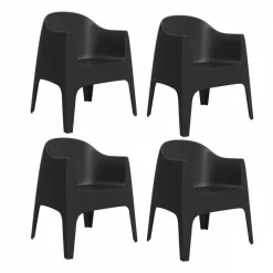 Solid Armlehnstuhl 4er Set