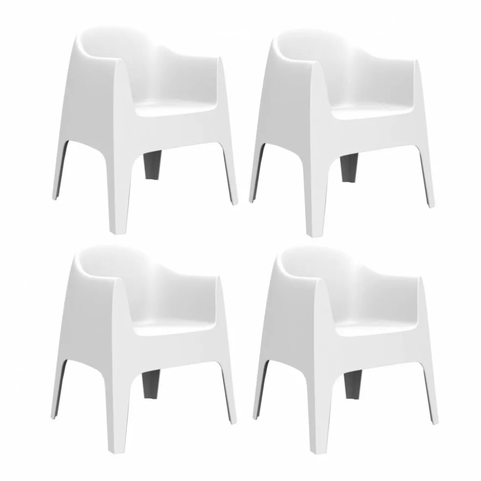 Solid Armlehnstuhl 4er Set