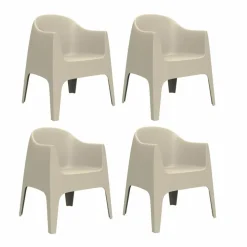 Solid Armlehnstuhl 4er Set