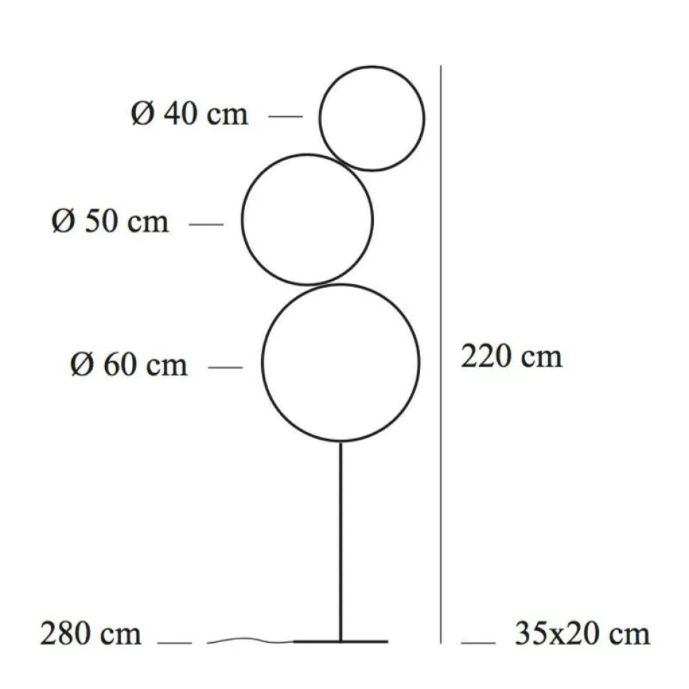 Sorry Giotto 3 LED Stehleuchte