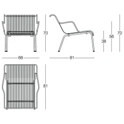 South Lounge Gartenarmlehnstuhl