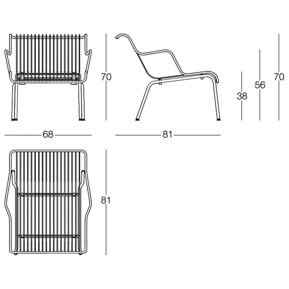 South Lounge Gartenarmlehnstuhl