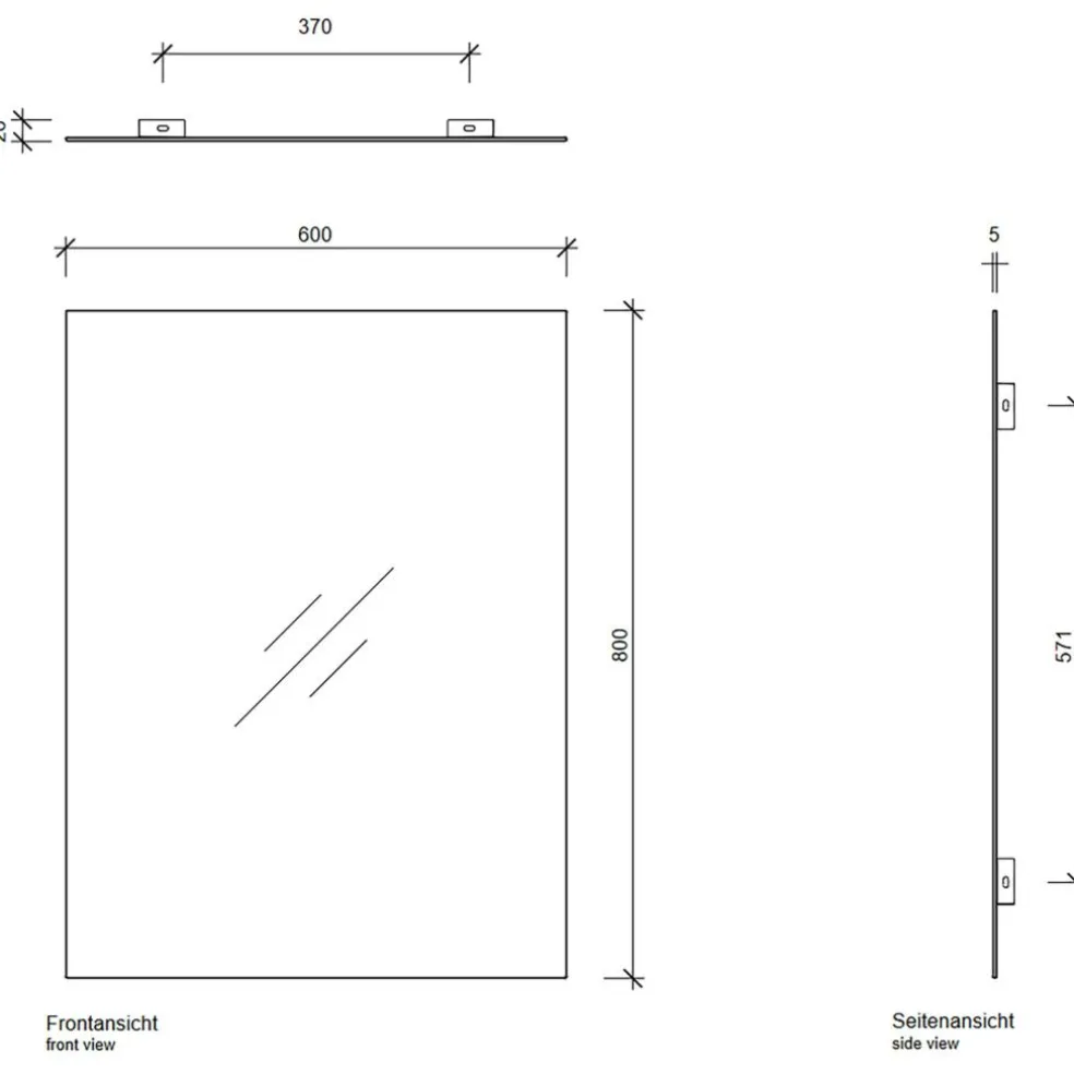 Space 06080 Wandspiegel