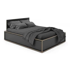 Spaze Doppelbett mit hohem Kopfteil 160x200cm