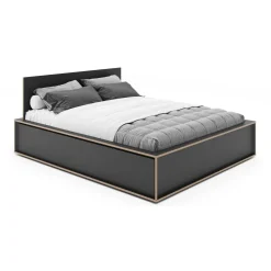 Spaze Doppelbett mit hohem Kopfteil 180x200cm