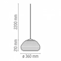 Splügen Bräu Pendelleuchte