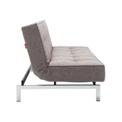 Splitback Schlafsofa Chrom 210x89cm