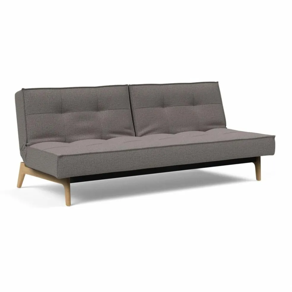Splitback Schlafsofa Eiche 210x96cm
