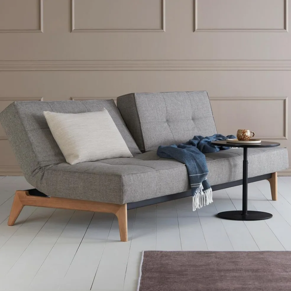 Splitback Schlafsofa Eiche 210x96cm