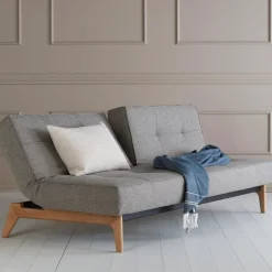 Splitback Schlafsofa Eiche 210x96cm