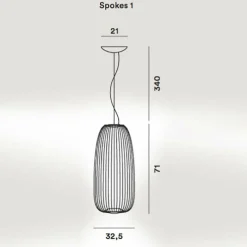 Spokes 1 LED Pendelleuchte