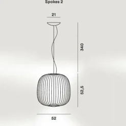Spokes 2 LED Pendelleuchte dimmbar