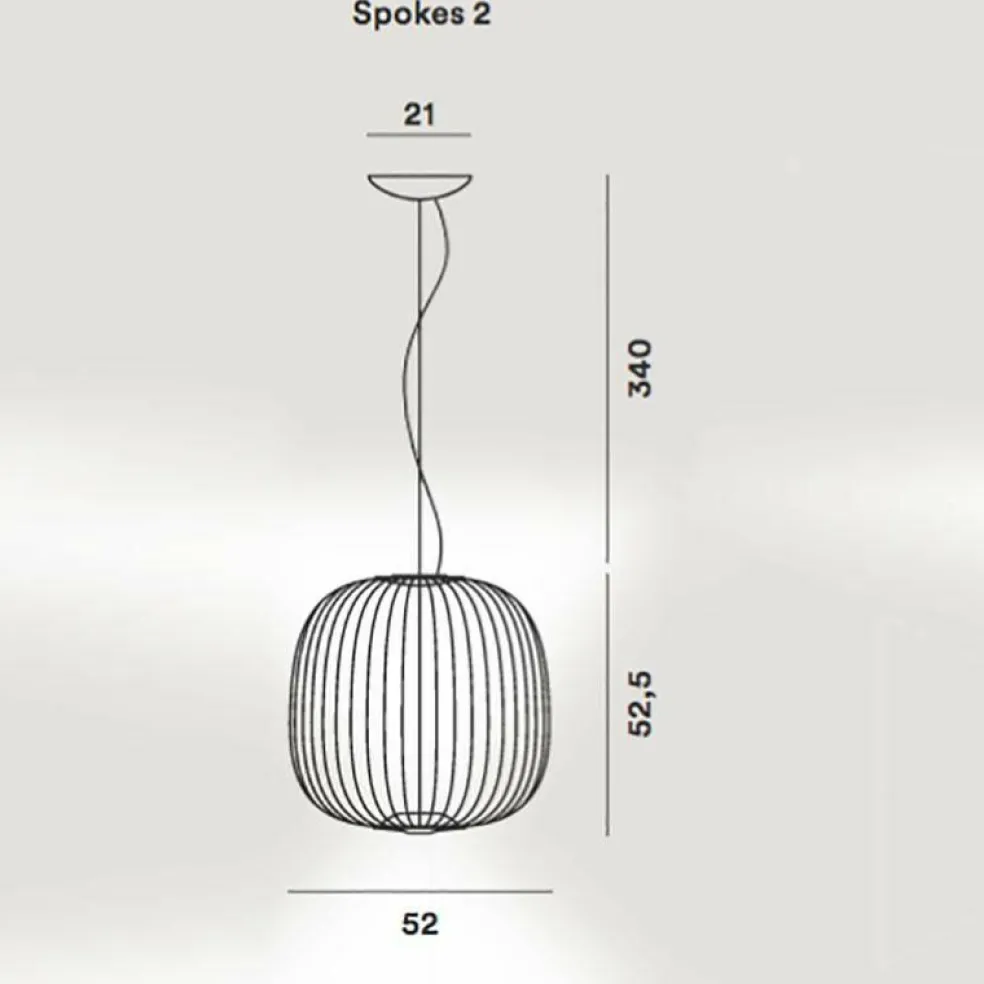 Spokes 2 LED Pendelleuchte dimmbar