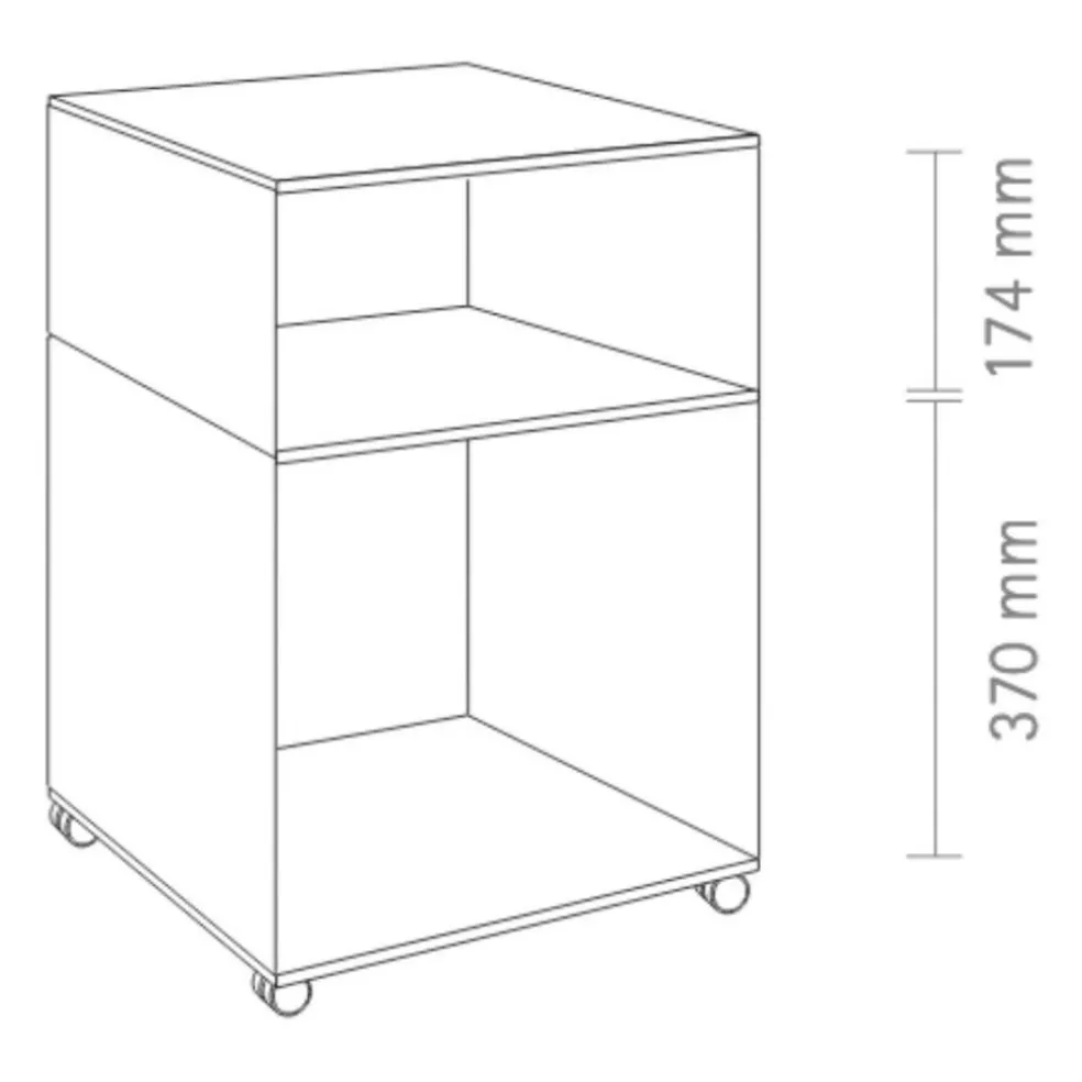 Stak Rollcontainer H 65cm