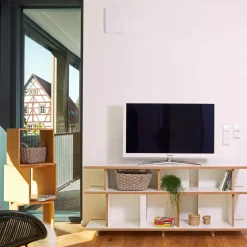 Stell TV Lowboard mit LED Leuchte 198x37,5x68cm