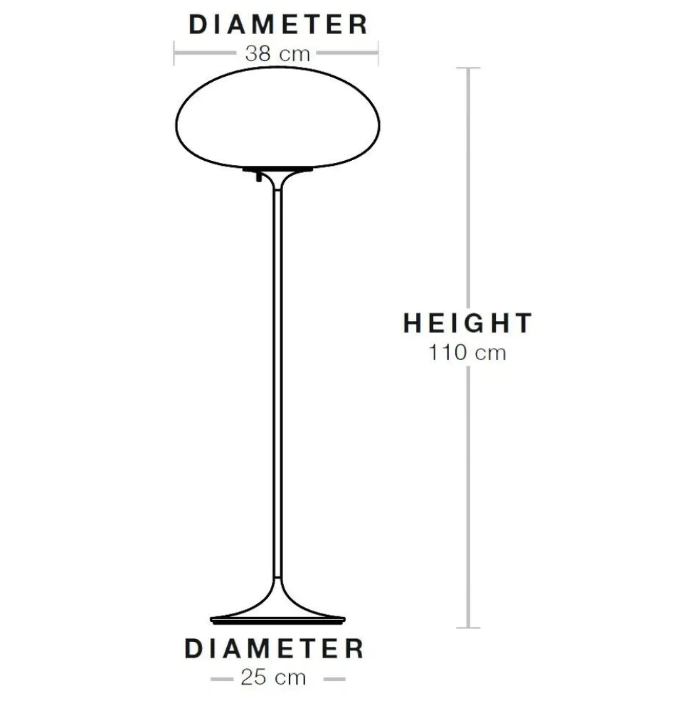 Stemlite Stehleuchte H 110cm