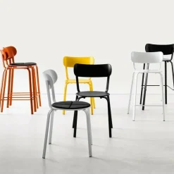 Stil S48 Stuhl Vierbeingestell stapelbar